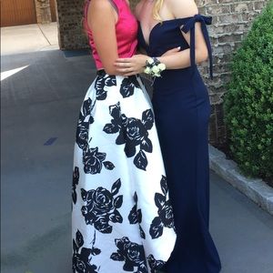 Two Piece Prom Dress Size 1/2